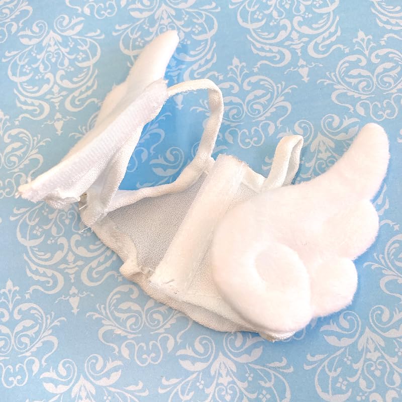 Ангельский нимб и платье с крыльями для плюшевой игрушки 10-15 см, кигуруми, аксессуары, отаку, кукла, талисман, Kpopdoll, костюм [Б/У]