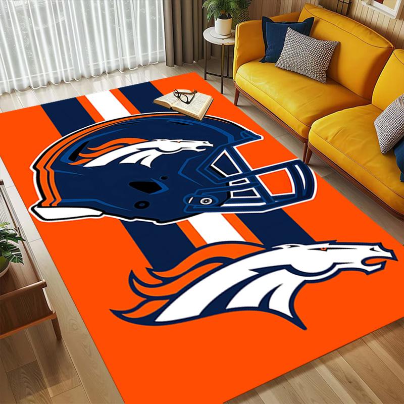 Broncos Helmet Living Room Nonslip Area Rug Soft Carpet For Bedroom Game Playroom Sofa Office Home Decor Doormat Christmas Gift C926490