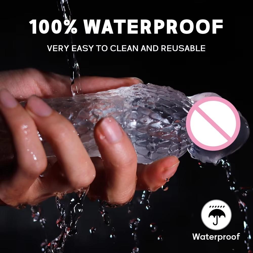 Удлинители рукавов для пениса, презерватив, мужской вибратор с задержкой увеличения, массажер для клитора, кольцо на член, вибрирующий чехол для пениса, секс-игрушки для мужчин