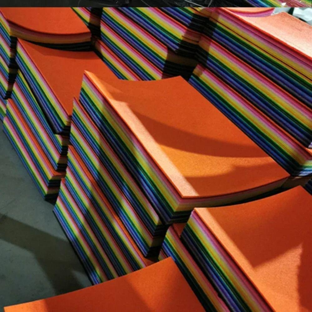 40 шт. Квадраты Лист фетра 1 мм толщиной Фетр для рукоделия Лоскутная ткань Шитье DIY Ремесло