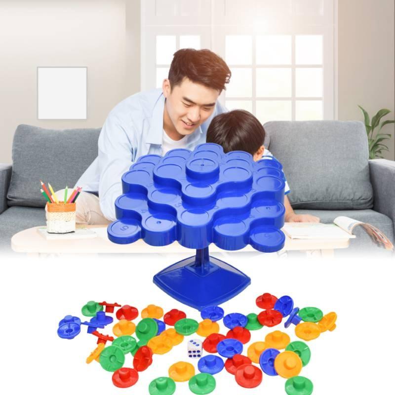Colorful Stacking Balance Board For Family Fun Dual Player Educational Toy For Children