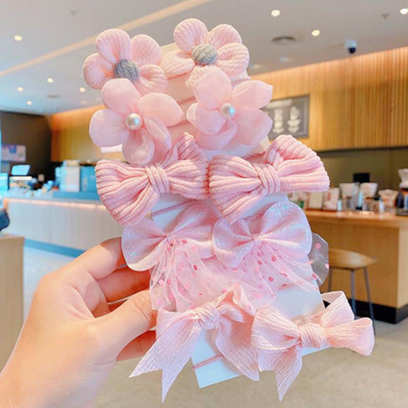 High-Value Hair-Friendly Floral Hair Ties for Girls - Cute and Child-Friendly Hair Accessories