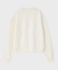 FALLETT Flower Drawing Sweatshirt Ivory