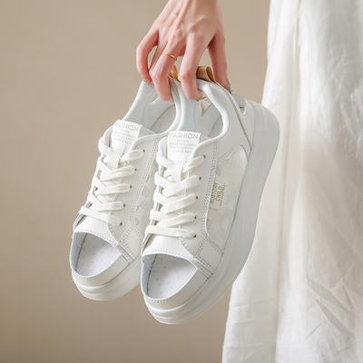 2024 Новые женские летние удобные дышащие модные повседневные сандалии на платформе с открытым носком