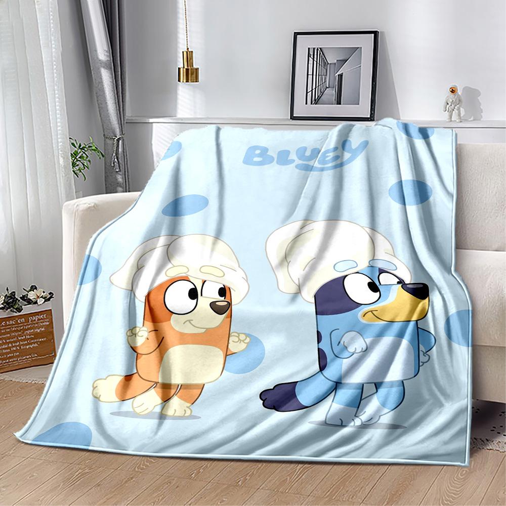 Blue Dog Adventure Blanket Soft Warm Cozy Great for Couch Livingroom Sofa for All Occasions Warmthful Decor Birthday Christmas Gift Blanket