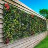 Панель для стены из искусственных растений DIY Подсолнух Вечной Жизни Искусственный Эвкалипт Ковер 25*25 см Прочная Искусственная Трава Папоротника