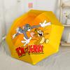 Tom And Jerry Adventure Automatic Umbrella Sturdy 8-Rib Shaft weight Perfect for Outdoor Adventures Compact Folding Umbrella Wedding Party Gift