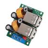4 USB Port Power Converter Board Buck Power Supply Conversion Module DC 12V 24V 40V To 5V 5A