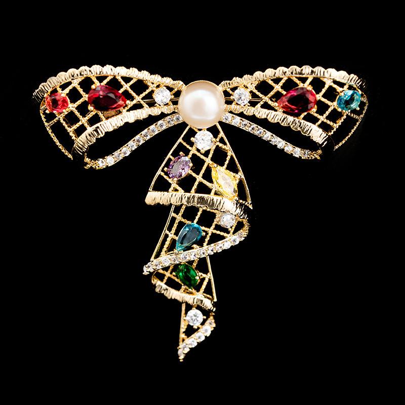 Senior Brooches Flower Leaf Brooch Pins for Women Suit Pendant Fashion Brooches Jewelry