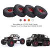 4PCS 1.9in Crawler RC Rubber Tires with Metal Rim for 1 10 RC Rock Crawler Traxxas Trx 4 Trx 6 Axial Scx10 90046 RC4WD