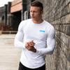 Muscleguys Fitness Sports Thin Long Sleeved T-shirt Men's Spring and Autumn Clothes Breathable Running Top