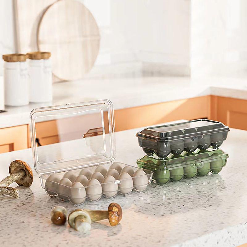 10/15 Ящики для хранения яиц Пластиковый прозрачный Портативный Ящик для хранения яиц в холодильнике Контейнер для хранения кухонный инструмент