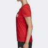 adidas Женская футболка с коротким рукавом в спортивном стиле, оранжевая DU0631