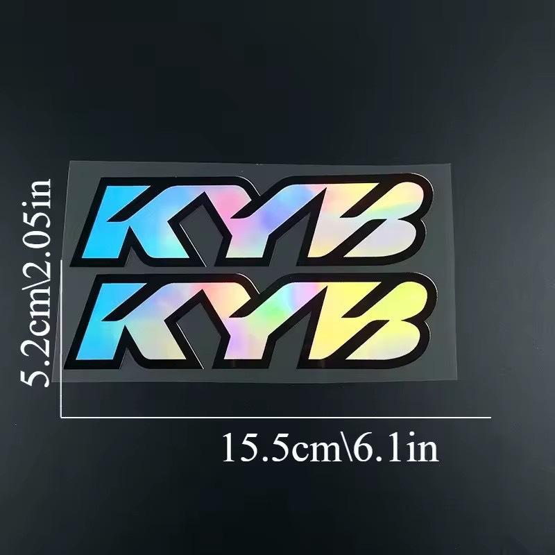 Декоративные наклейки на амортизаторы KYB для мотоциклов и скутеров