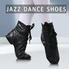 Lace Up Black Jazz Shoes Dance Boots for Women Girls Adult