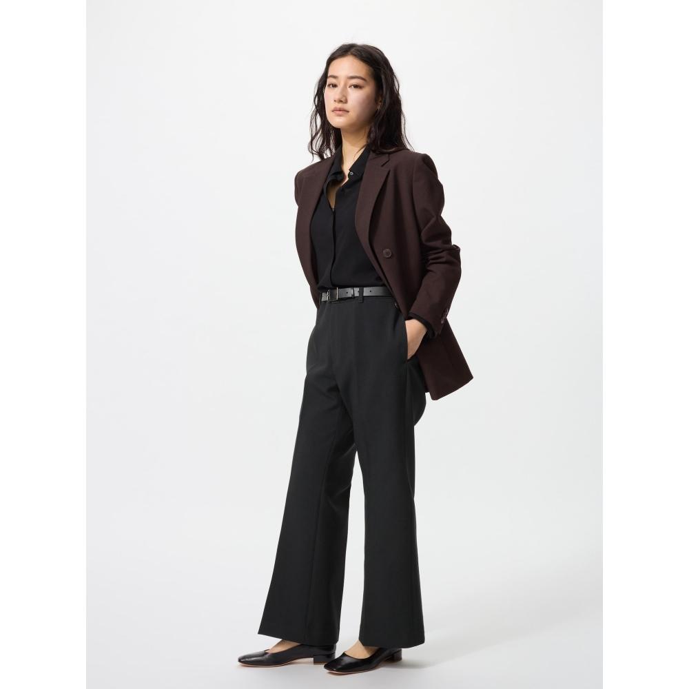 Uniqlo Японские смарт-клеш брюки, короткая длина