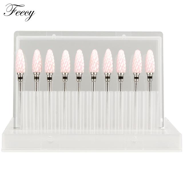 Фреза для маникюрного набора, 10 шт., сверла для ногтей, электрическая дрель, маникюрный станок, фрезы для снятия гель-лака