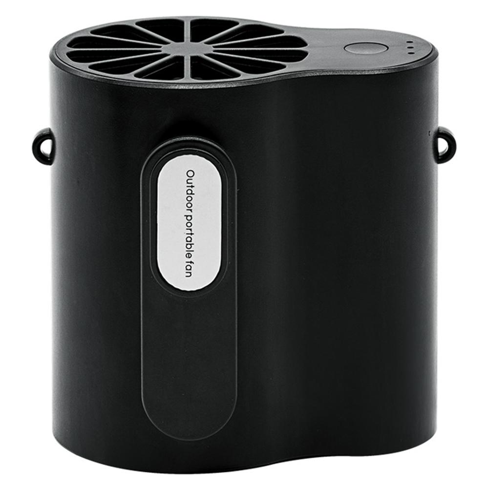 Портативный поясной вентилятор, подвесной охлаждающий вентилятор, многофункциональный USB-вентилятор с клипсой и ночником для рыбалки, кемпинга, пеших прогулок