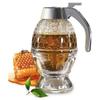 Honey Squeeze Storage Kitchen Honey Container Dispenser Honey Syrup Dispenser Glass Pot Vintage Honeycomb Bottle