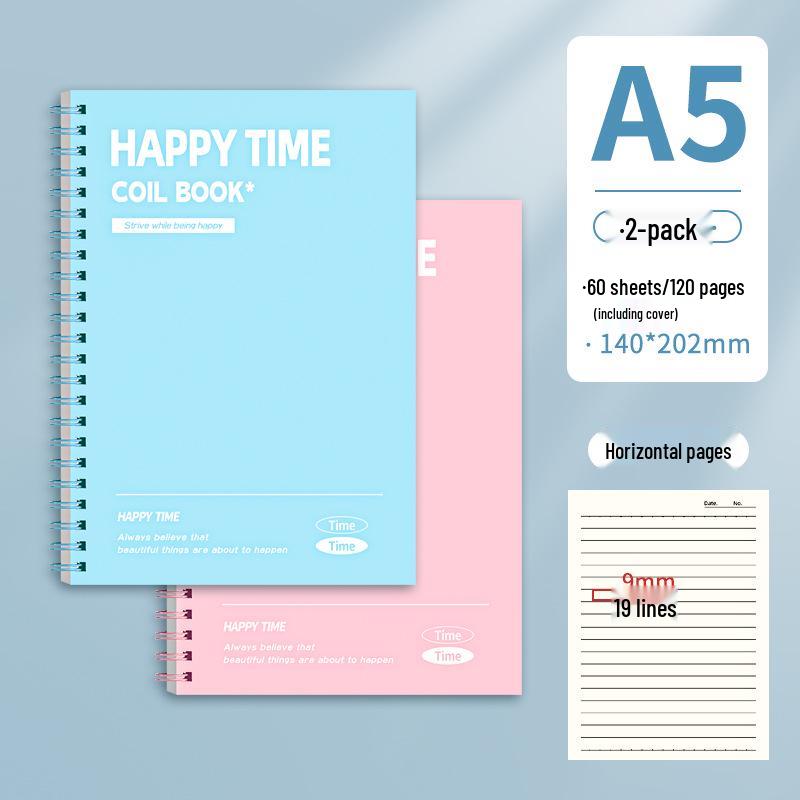 Цветной B5 блокнот на спирали: Высококачественный журнал формата А5 для учебы, записей и ведения дневника - Идеально подходит для студентов.