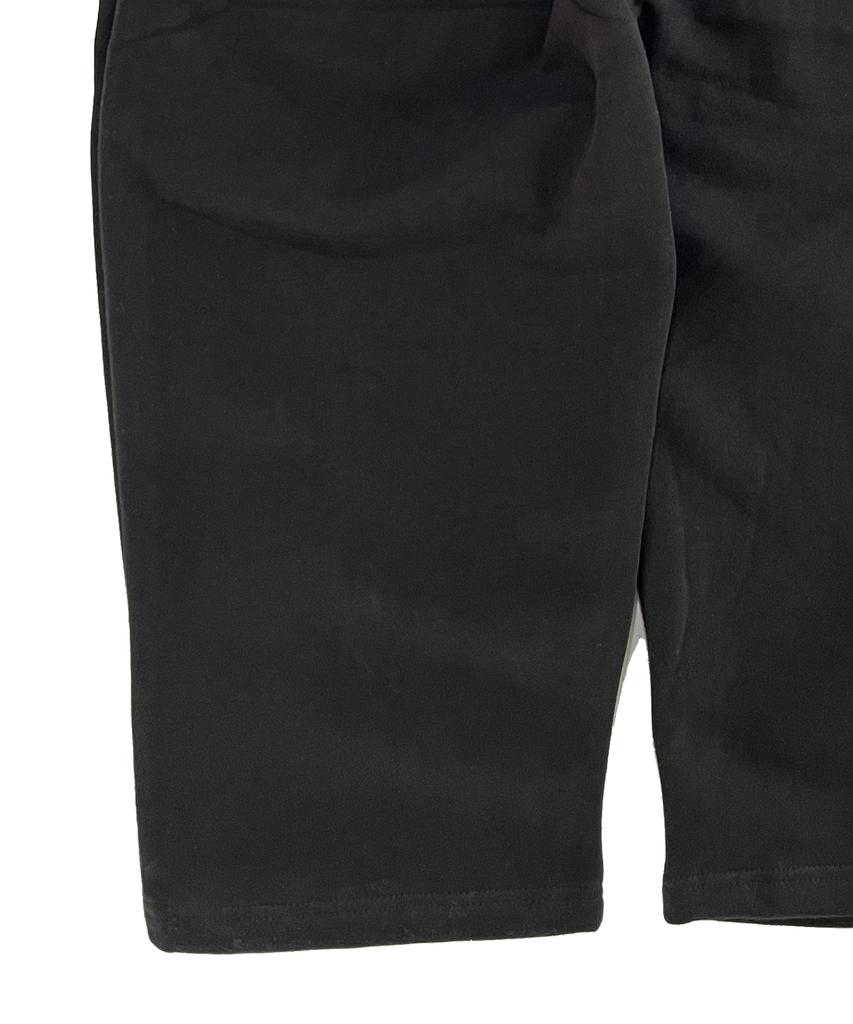 SK8ER ROCK Mini Logo Napping Sweat Curved Pants ((Black))