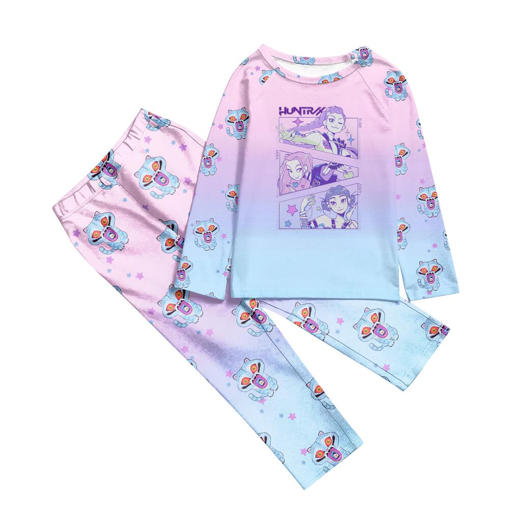 Мультяшный принт с буквами, семейный комплект с длинным рукавом, костюм родитель-ребенок, домашний костюм, осень