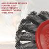 Очистка ржавчины, проволочная щетка для удаления ржавчины, угловая шлифовальная машина, чашка, абразивная щетка, абразивный инструмент