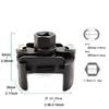 Cast steel Two Jaws Oil Filter Wrench Adjustable Multifunction Heavy-Duty Metal Separator U Type 60-80mm