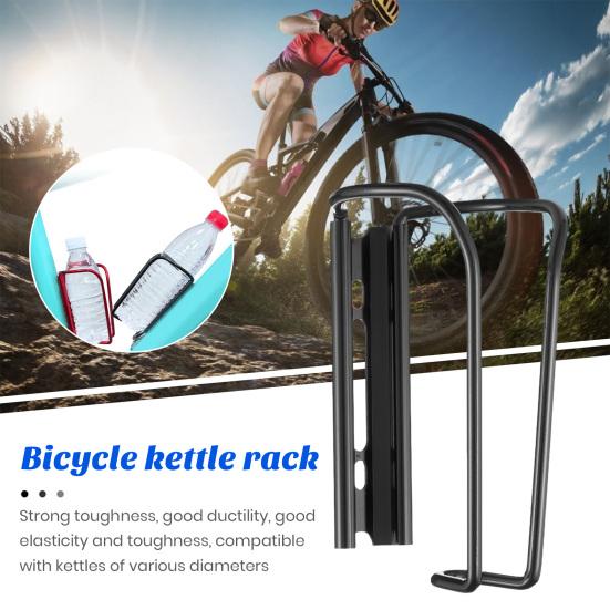 Bike Bottle Holder Aluminum Alloy Bicycle Kettle Cage Rustproof Easy To Install Universal Road Mountain Bike Water Bottle Rack
