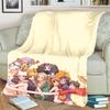 "ONE PIECE" Flannel Blanket Light Warm for Bedrooms, Sofas, Picnics and Travel