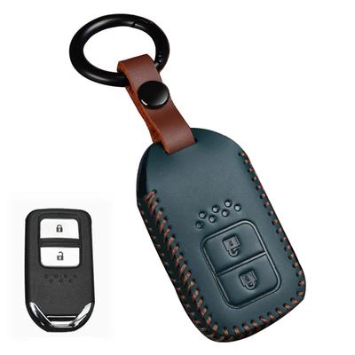 LETINGFAR Чехол для ключа для Honda, Чехол для смарт-ключа, Крышка для ключа, Роскошная кожа коровьей шкуры, 2