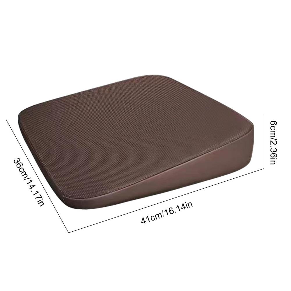 Car Seat Cushion Pad Car Seat Covers Wedge Sitting Cushion Universal Ergonomic Sloping Short People Driver Heightening Chair Pad