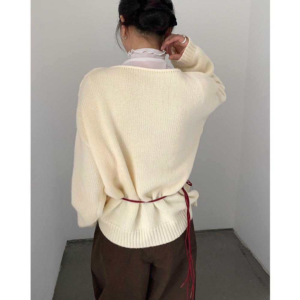 EVERTURE Женский облегающий топ с длинными рукавами и воротником-стойкой, осенний корейский стиль