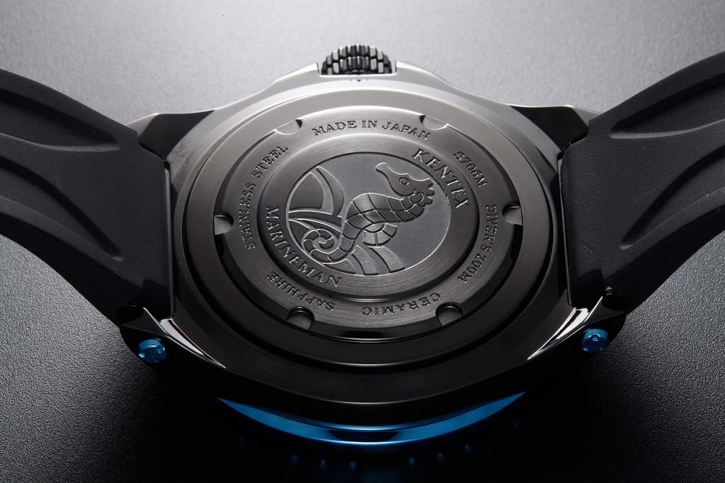 Kentex Marineman Seahorse II 200M Водонепроницаемые Черные Мужские Часы, S706M-22,