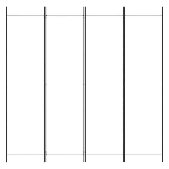 VidaXL Cloison de Séparation 4 Panneaux Séparateur de Pièce Pliable Diviseur Écran d'Intimité Paravent Décoration Salon 350182