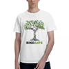 Велосипед Life Tree Велосипед Велосипедисты Футболка O-образный вырез Подарки Футболки Для Мужчин Женщин Графическая Одежда Y2K