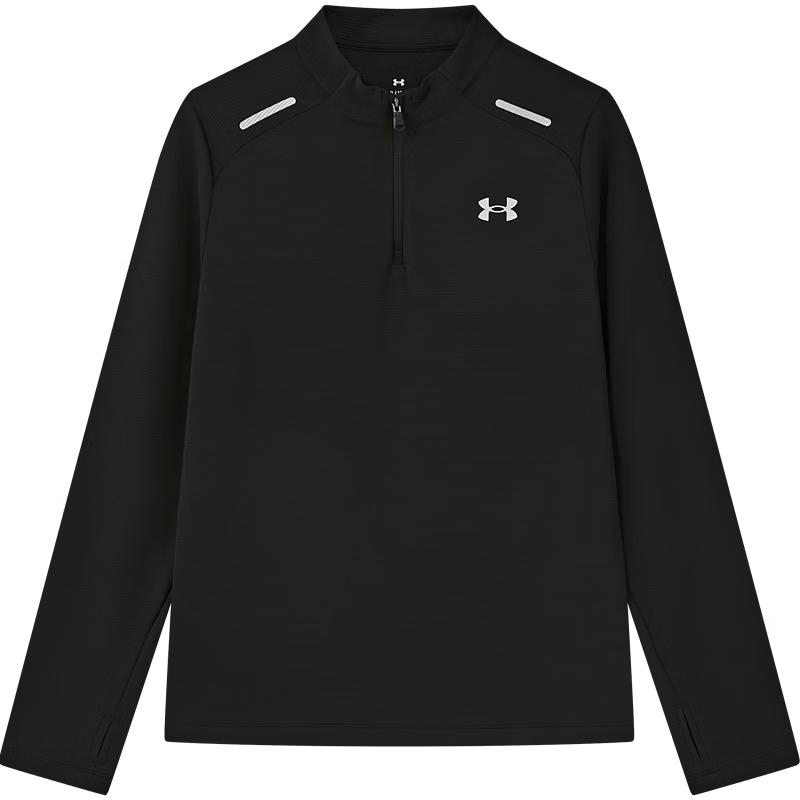 Under Armour Детская футболка с длинным рукавом и воротником-стойкой