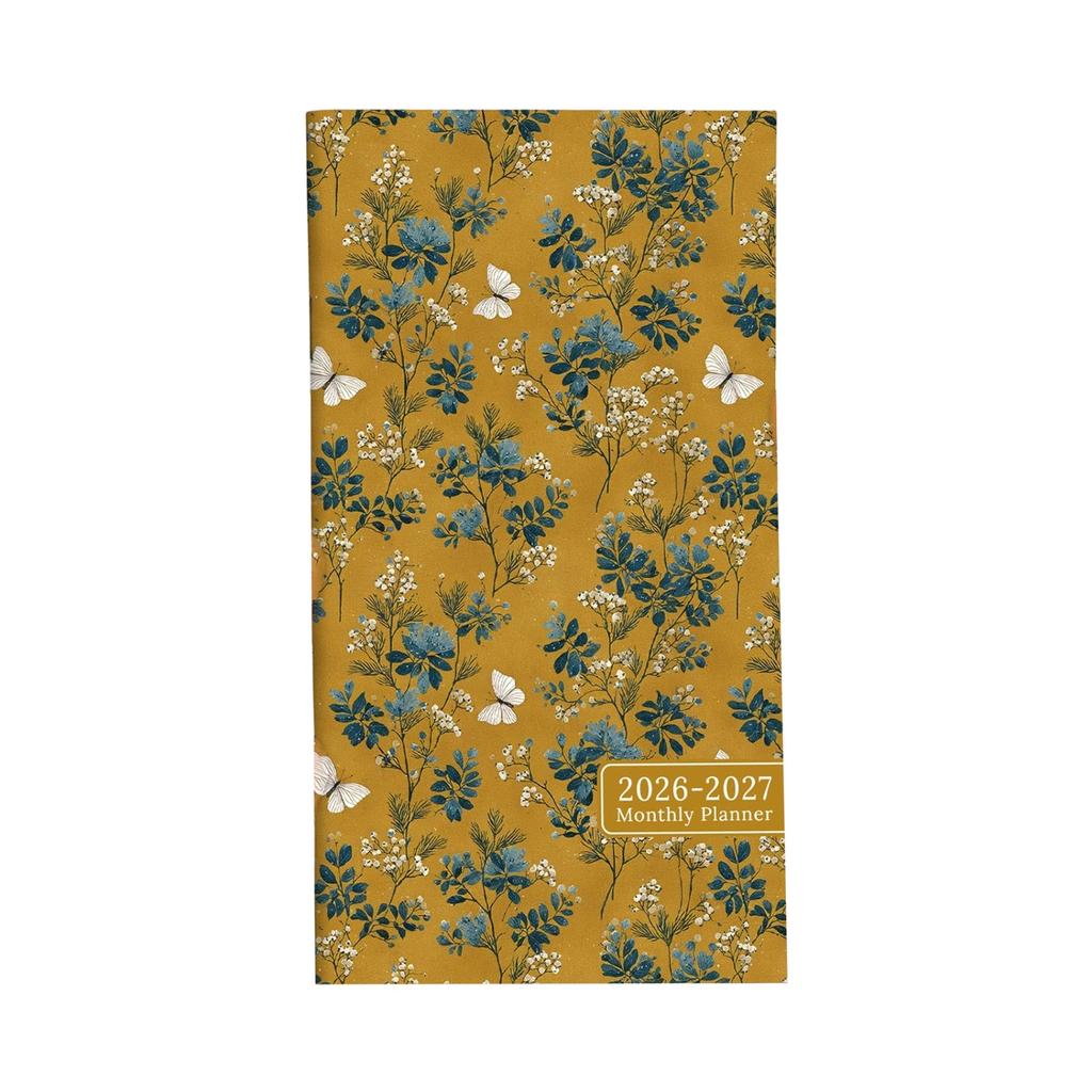 Карманный календарь 2026-2027 - Планировщик дат, Портативный органайзер расписания, Месячный и годовой планировщик