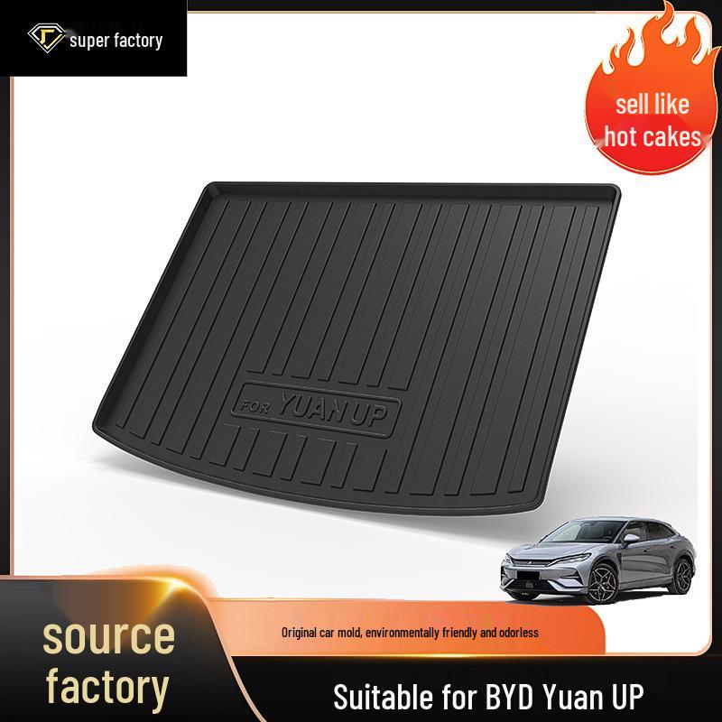 Waterproof & Wear-Resistant Trunk Mat for BYD Yuan PLUS/UP