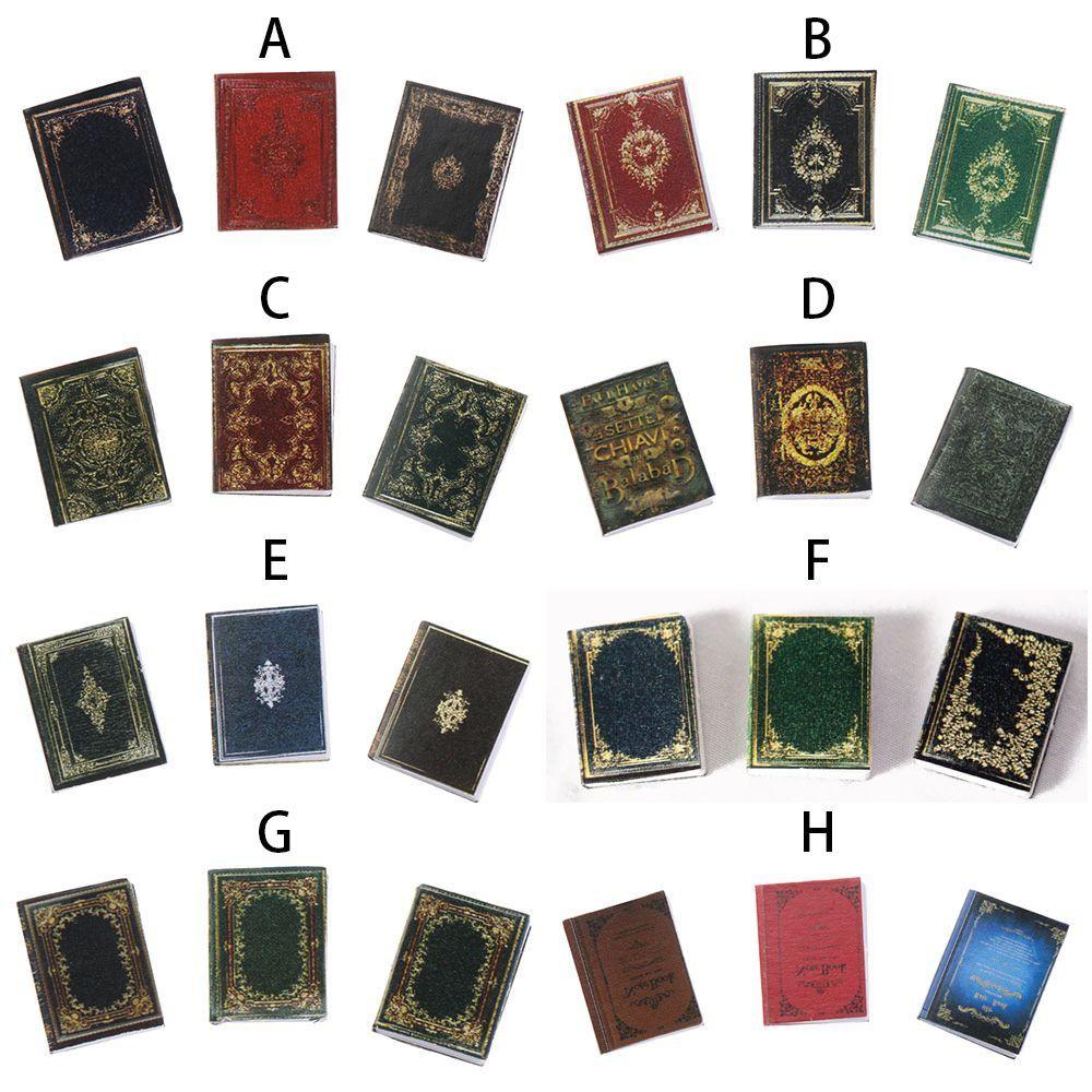 Мини-мебель для дома, аксессуары для кукольного домика, принадлежности для сцены, которые можно открыть, миниатюрная модель книги