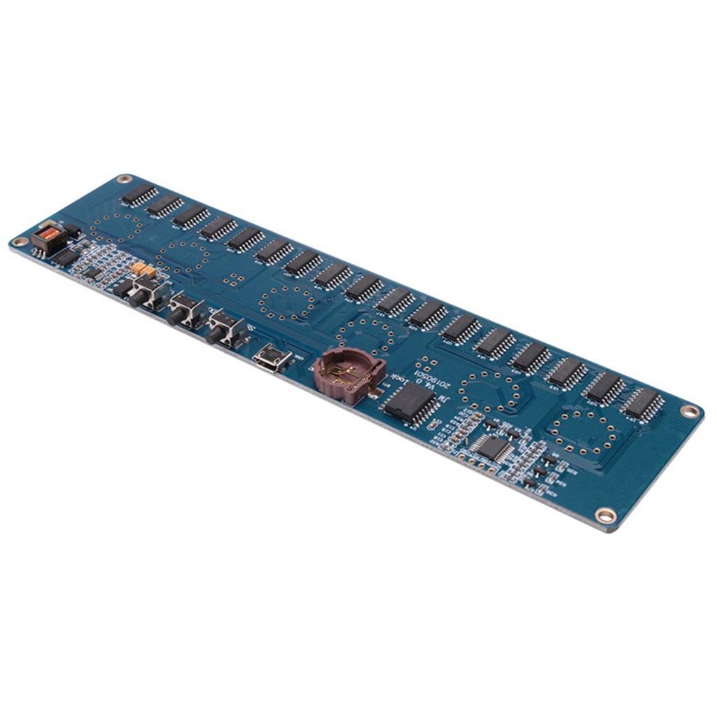 AA58 DIY In14 In4 Nixie Tube Clock Digital LED Clock Gift Circuit Board Kit , PCBA No Tubes