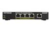 Снято с производства Компактный неуправляемый коммутатор NETGEAR Tabletop GS305P Gigabit 5 Port 4 Port Бесшумный безвентиляторный энергосберегающий дизайн Гарантия 3 года
