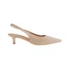 Where's That From Womens/Ladies New Pointed Glitter Sling Back Kitten Heel Shoes