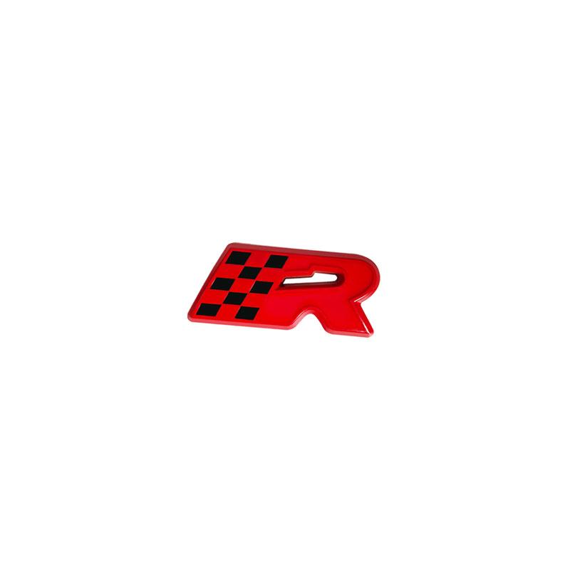 3D Metal Car Rear Trunk Race Flag Emblem Fender Rear Nameplate R 300 Badge Sticker For Seat Leon Cupra Ateca Arona Ibiza Altea