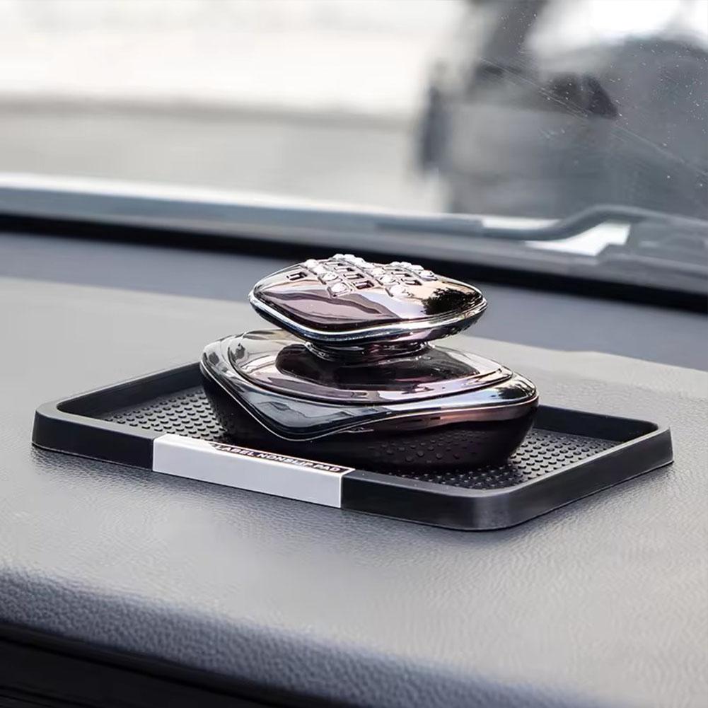 Автомобильная приборная панель Нескользящий липкий коврик Держатель для телефона Коврик Противоскользящий силиконовый коврик Деталь интерьера автомобиля для сотового телефона Солнцезащитные очки