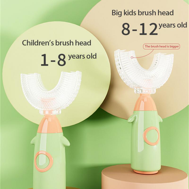 Baby Oral Care Children's U-shaped Toothbrush U-shaped Soft Bristles Mouth Toothbrush