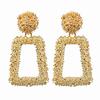 Vintage Earrings Women Gold Color Geometric Statement Earring Metal Earing Hanging Fashion Jewelry