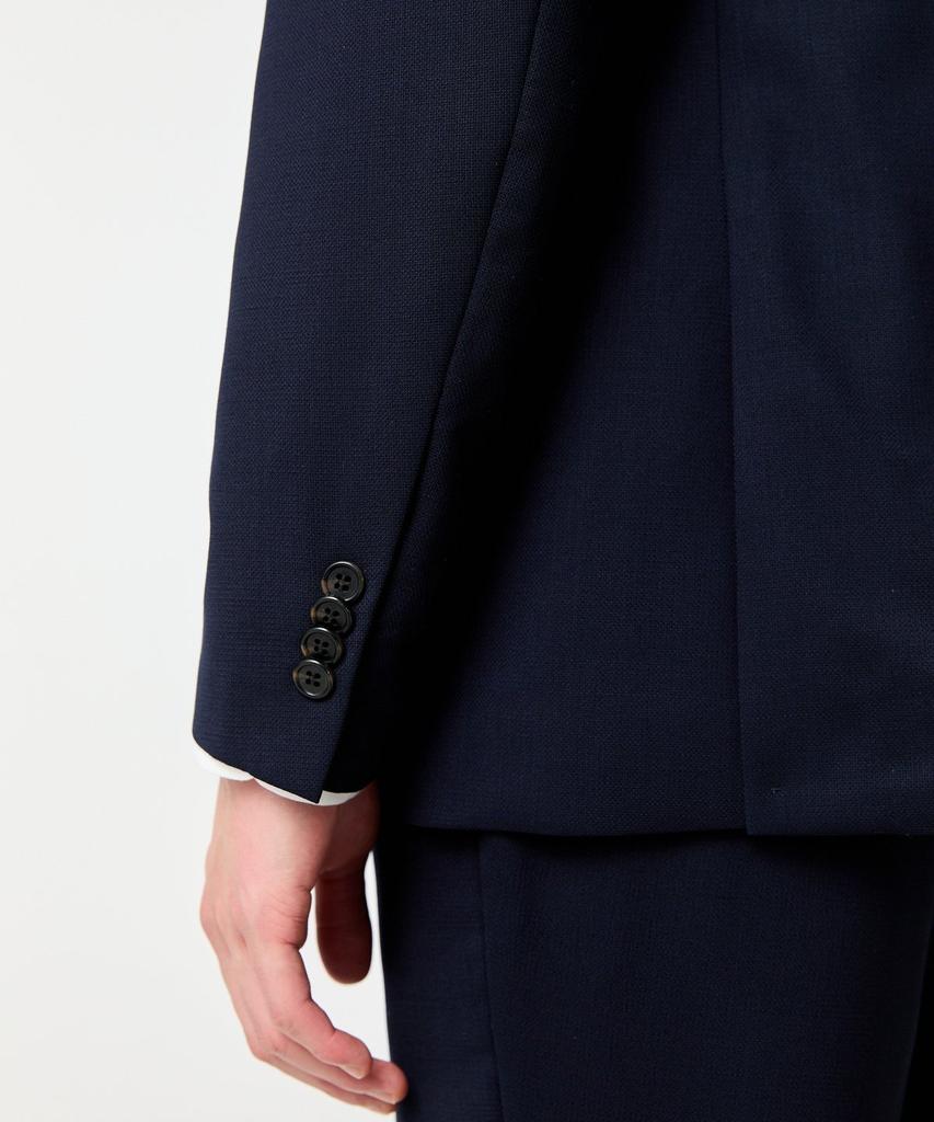 Man On The Boon [Loropiana Fabirc] Notched Lapel Wool Single Jacket_Navy 4714151002