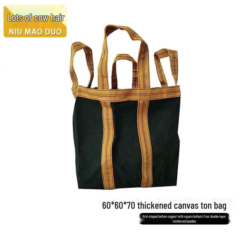 Heavy-Duty Industrial Canvas Ton Bags
