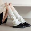 Утолщенные длинные носки вязаные манжеты для ботинок Y2k Lolita Warm Foot Cover Girl